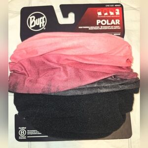 *NEW* Buff Polar Headband Neck Warmer Pink and Black Fleece